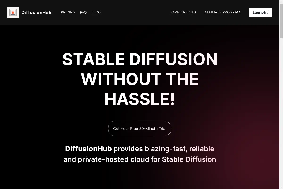 DiffusionHub: Ihr Tor zu Stable Diffusion - Erstellen mit Leichtigkeit